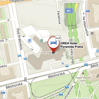 Mapa místa konání